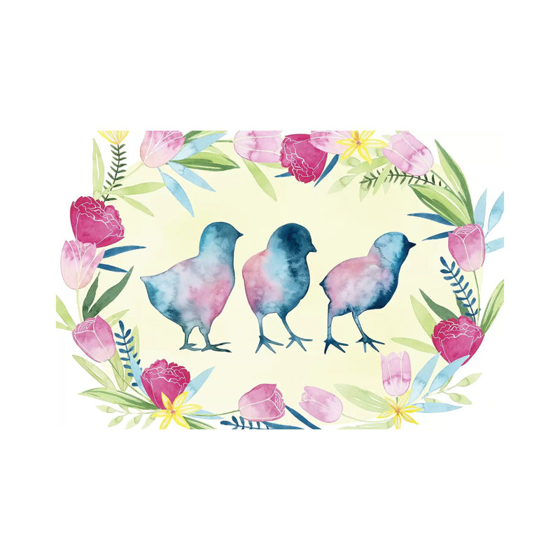 Easter Tulips Collection A by Grace Popp - Wrapped Canvas Painting, 20.32 cm H x 30.48 cm W x 1.91