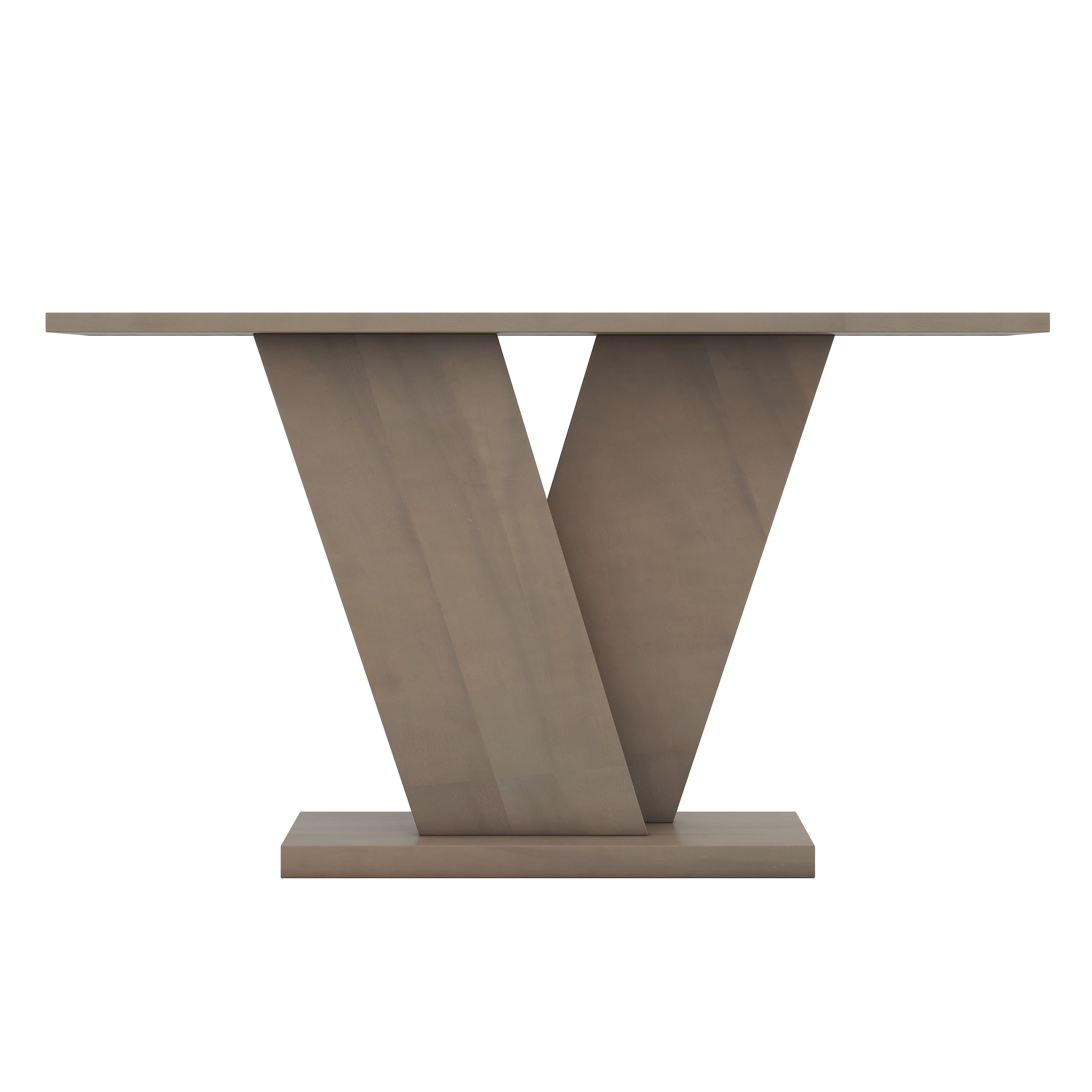 George Oliver Console Table With V Shaped Base, Minimalist Classic Sofa ...