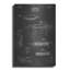 «Pocket Knife Blueprint Vernis Chalkboard», art mural en métal-1632440663