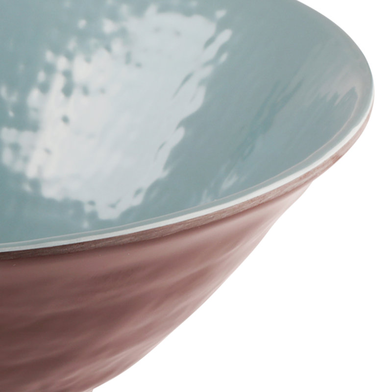 Elite Global Solutions Durango Melamine Salad Bowl, Aubergine/Abyss