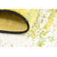 Tapis noir / jaune à motif abstrait Greydon-22505669