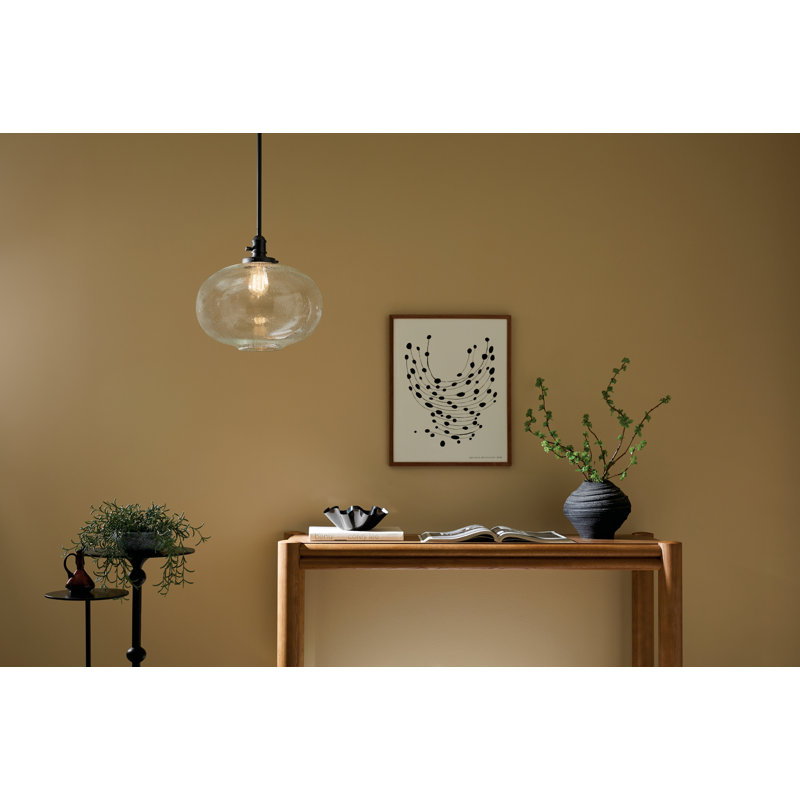 Luminaire suspendu sphère 14 "14", Noir satiné