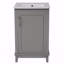 Petit meuble-lavabo moderne 20 "avec lavabo en céramique