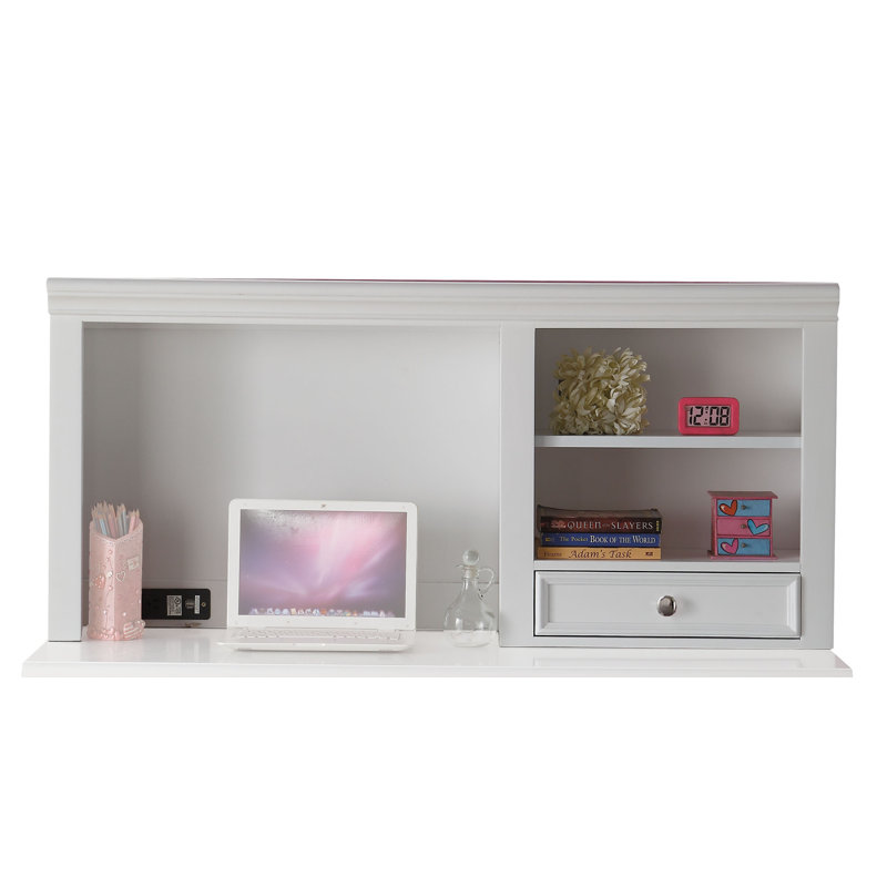Willey 24" H x 52" W Desk Hutch, White