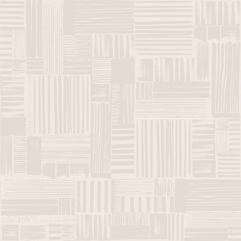 Yuki Osada Geometric Wallpaper Double Roll, Blush