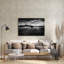 Art mural en verre Latitude Run «Devils Tower Black & White» par Rick Berk-1423924104