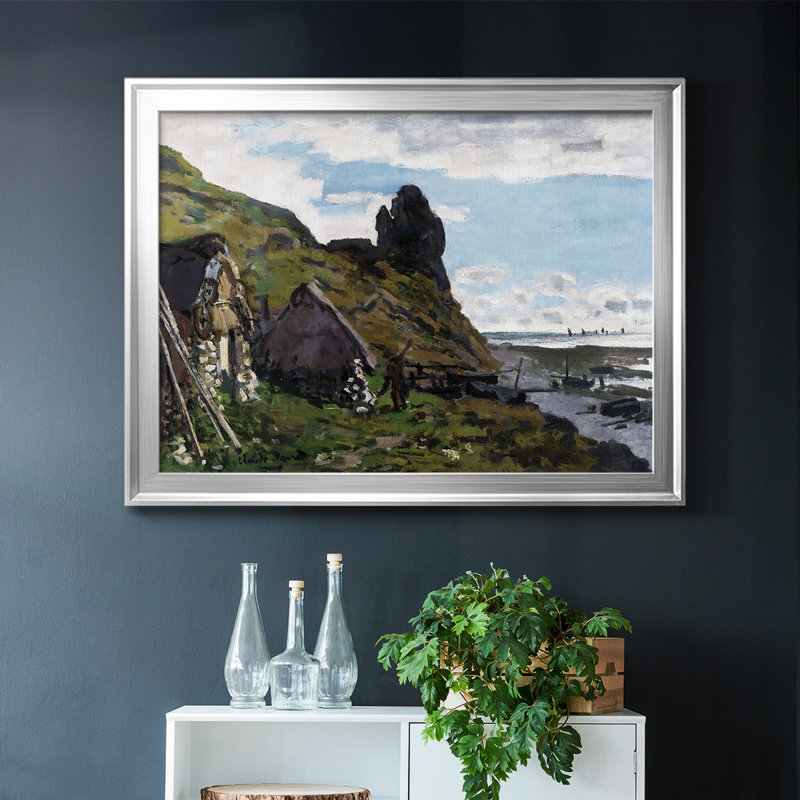 Cabins at Sainte, reproduction d'art sur toile, H 18 po x l 26 po x P 1,5 po, Argent