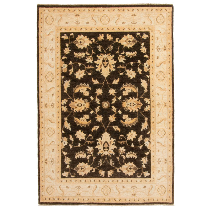 Tapis noir 104 cm x 147 cm