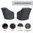 Ashawn Wicker Outdoor Swivel Rocker Chair Covers