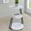 Table d'appoint ronde à 3 niveaux