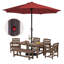 Parasol de marché avec manivelle Beka-1993200671-1888641358