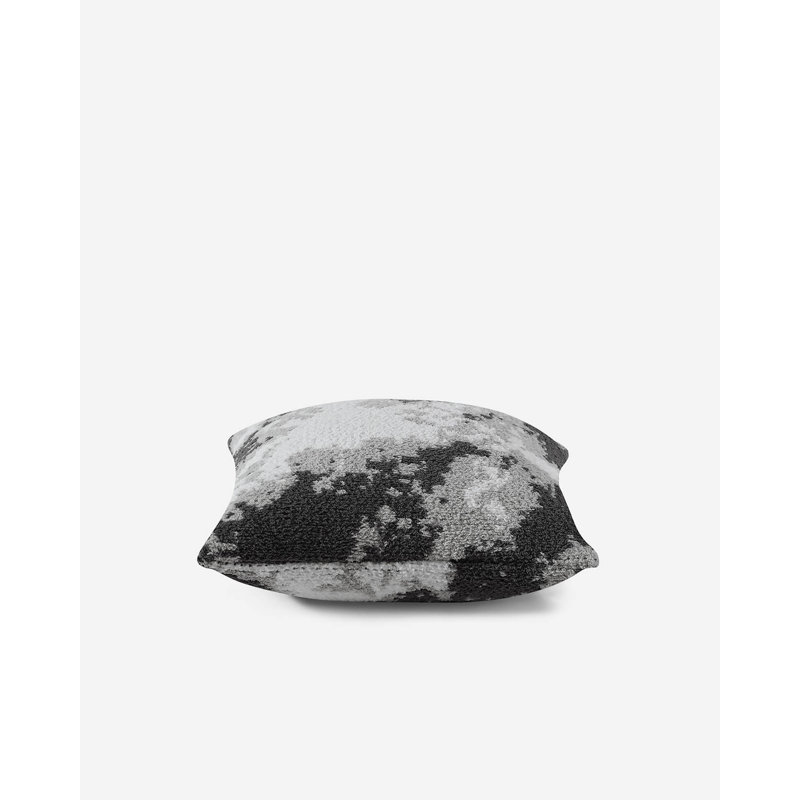 Snug Square Pillow Cover & Insert, Gray Camo Abstract