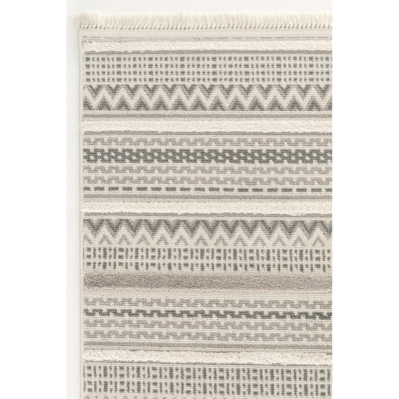 Rohann Machine Made Indoor / Outdoor Area Rug, Rectangle 5'3" x 8'2"