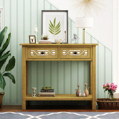 Console 30,02 "en bois massif
