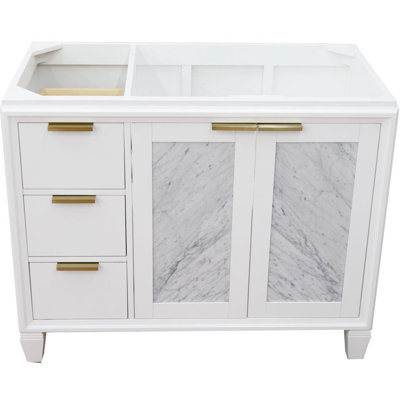 Schreck 42'' Single Bathroom Vanity Base Only