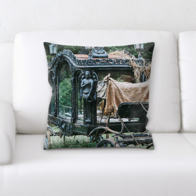 Housse et insert de coussin carré Statue