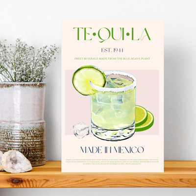 Classic Tequila Margarita by Nazma Khokhar - Wrapped Canvas Print