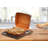 Gotham Steel 9.5" Deep Squre Nonstick Pan with Steamer Tray, Fry Basket and Glass Lid