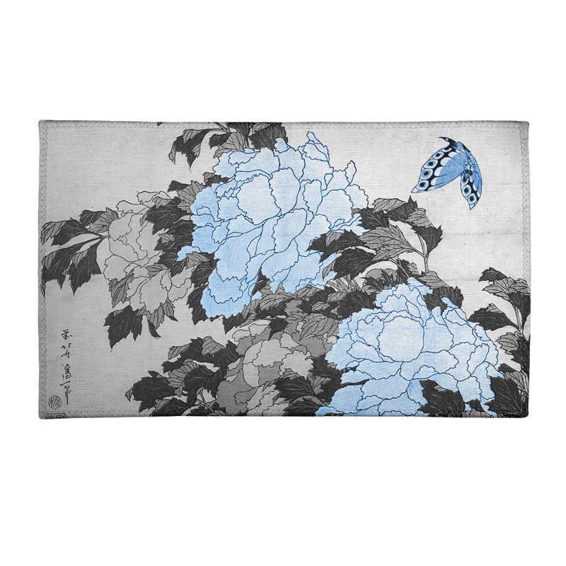 Chenille Floral Indoor Rug, Rectangle 2' x 3'