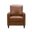 Fauteuil inclinable en cuir fleur -794914790