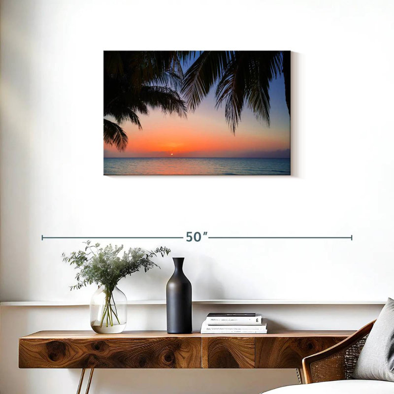 Gillard Cayo Coco Gillard coucher de soleil, H 20 po x l 30 po