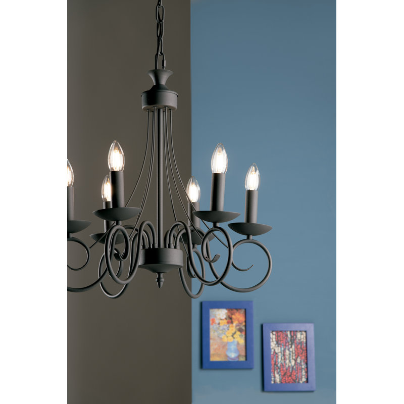 Richardton 6 - Light Candle Style Chandelier