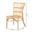 Chaise moderne en rotin de style bohémien