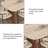 55.12"French-style vintage rectangular solid wood dining table-129952481