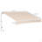 Retractable Awning, Patio Awnings, Sunshade Shelter W/ Manual Crank Handle, UV & Water-Resistant Fabric And Aluminum Frame For Deck, Balcony, Yard