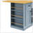 Large Kitchen Island With Storage, Power Outlet, And 2 Bar Stools On 5 Wheels For Enhanced Mobility And Functionality-1167011512