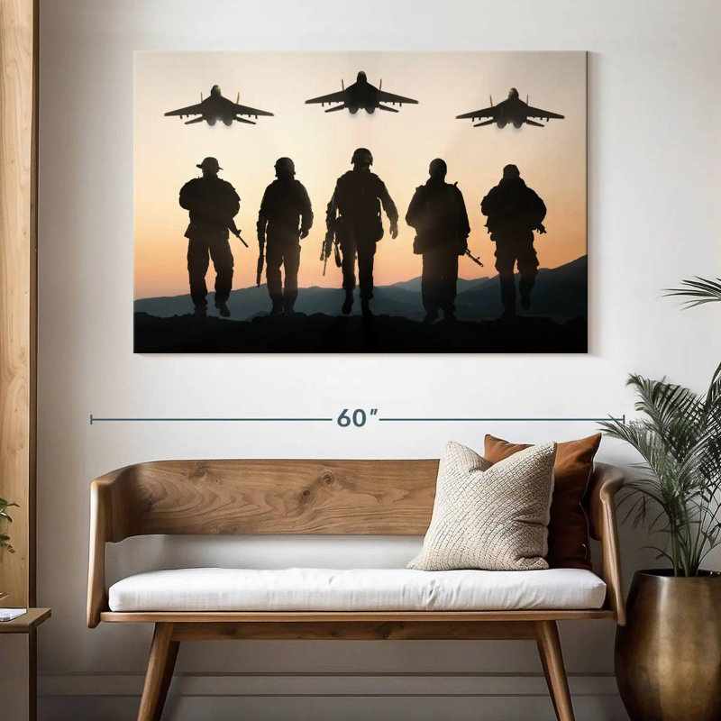 Air Force Silhouettes, H 34 po x l 51 po