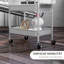 Aroosha 75cm H x 53.5cm W Utility Cart with Wheels-99575379