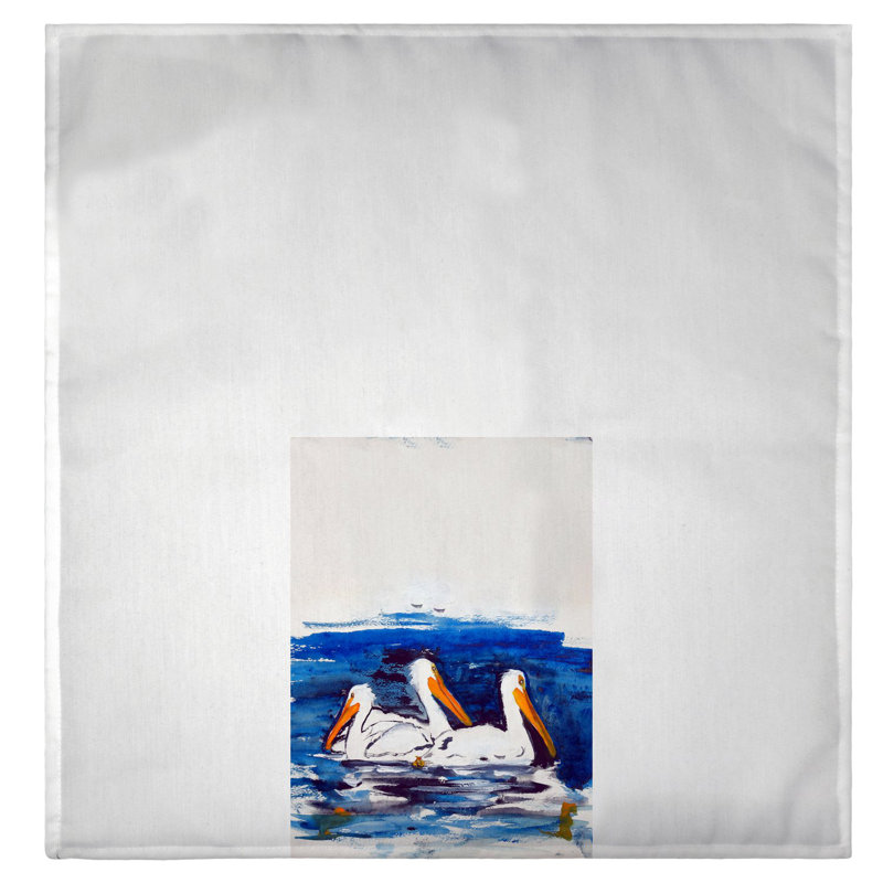 Serviette à main trois pelicans Pegram