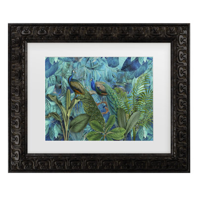 Bolog Andrea Haase Jungle Birds Garden No1 Matted Framed Art