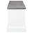White And Weathered Grey 3-Drawer Storage