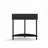 Wave-Pattern Console Table with 2 Storage Drawers and Bottom Shelf-1506140593