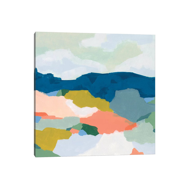 Mountain Mosaic II by June Erica Vess - Wrapped Canvas Gallery-Wrapped Canvas Giclée, 30.48cm H x 30.48cm W