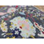 Tapis noir / jaune en laine noué à la main de conception unique 11 pi 10 po x 14 pi 10 po Hurst
