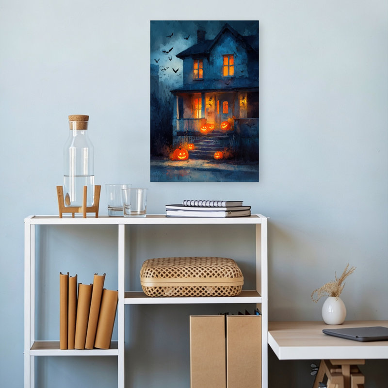 Citrouille allumée Halloween, 18" H x 12" W