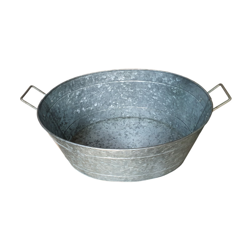 Baignoire en acier galvanisé Kaitlyn-Louise, H 9 po x l 15 po x P 21 po