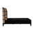 Porto Upholstered Mahogany Standard Bed