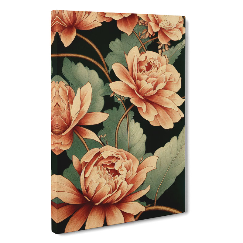 Flowers Classical No.5 - Wrapped Canvas, 50cm H x 35cm W