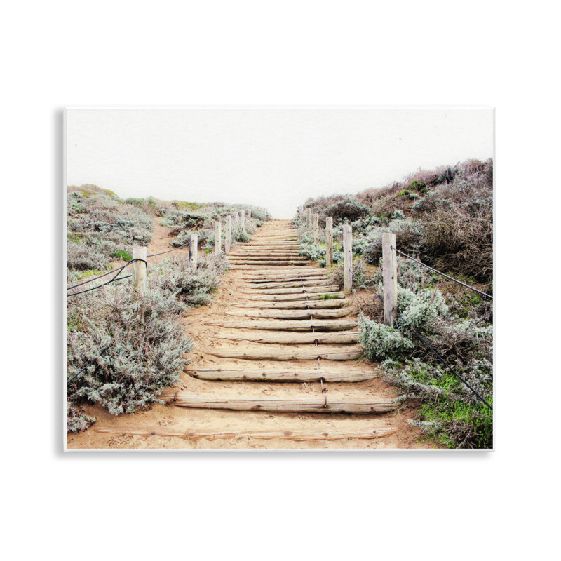 Plaque murale en bois «Stairway to Heaven», conception par Leah Noel Art
