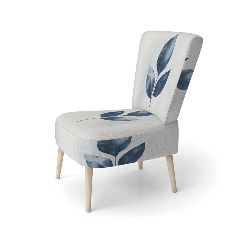 Chaise rembourrée Leaves, Side Chair Armless