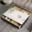 Table basse rectangulaire en bois manufacturé noir-1629923379