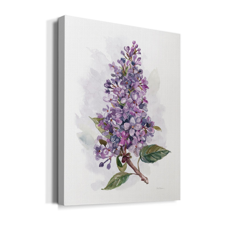 «Awash in Lilac I» par Carol Robinson, reproduction d'art sur toile tendue, H 36 po x l 24 po x P 1 po