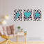 Leopard Pattern Motivational Beautiful Strong Bright Heart Star - 3 Piece No Frame Print Set-88622417-88622414