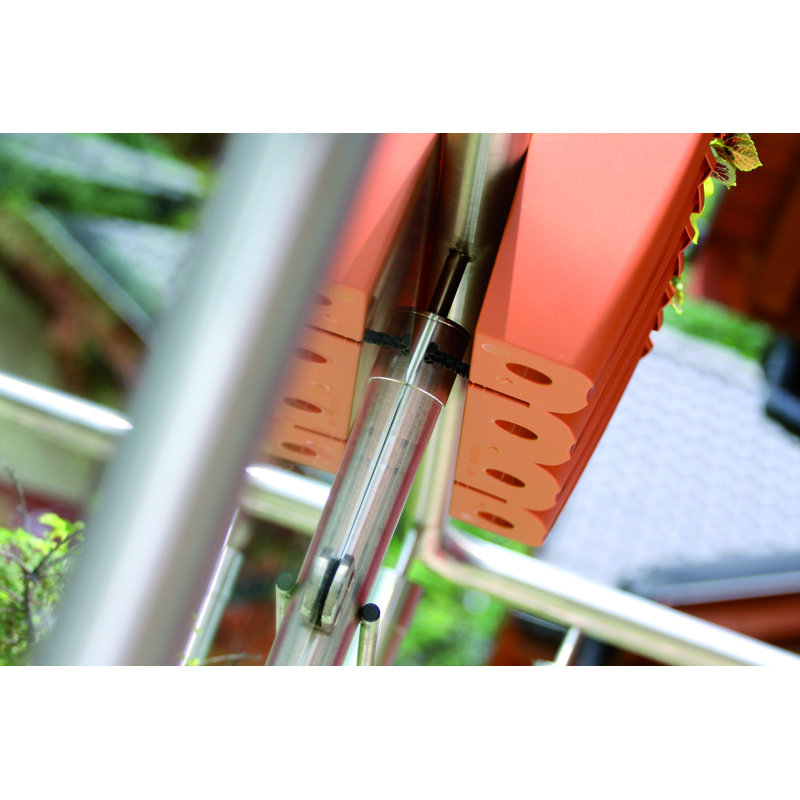 Railing Planter, Terracotta, 20.5cm H x 59cm W x 29cm D