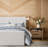 Lyssa Dalina Upholstered King Bed Ivory Boucle Black-124521457-124521456