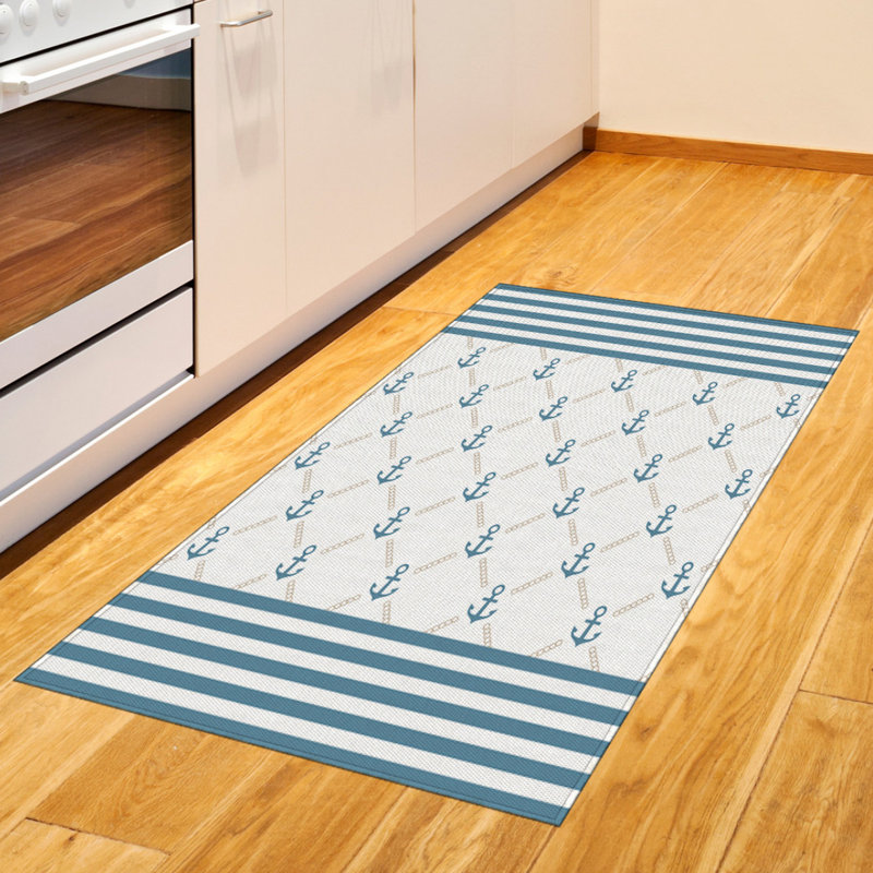 Anchor High Density Long Fiber Poly Threads Decorative Area Rug Carpet, Rectangle 2'7" x 5'